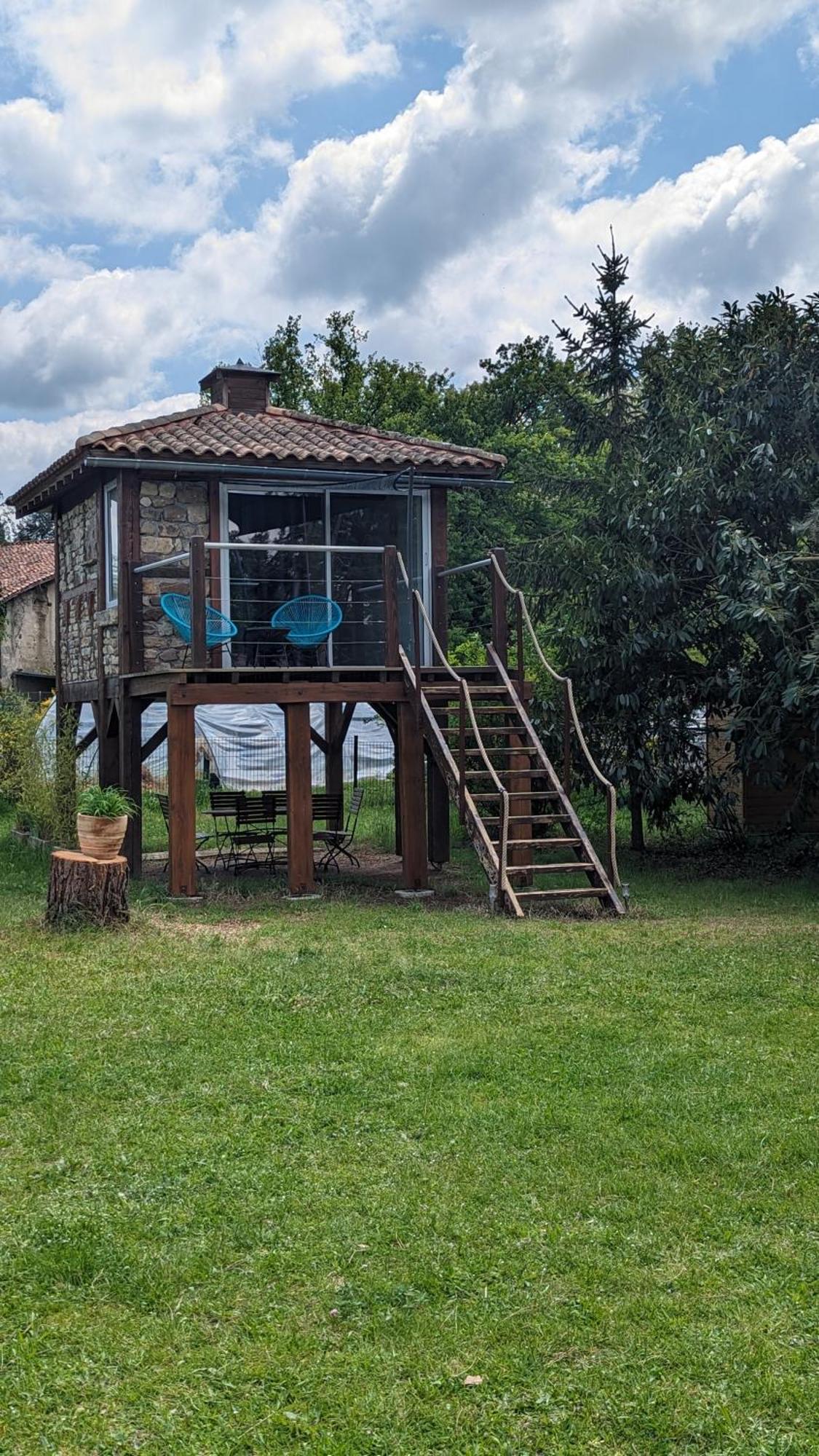 Hotel Les Genets Orleat Exterior foto